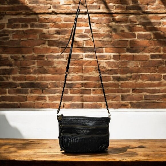 The Sak Collective x Elliott Lucca Woven Crossbody Bag - Picture 1 of 14